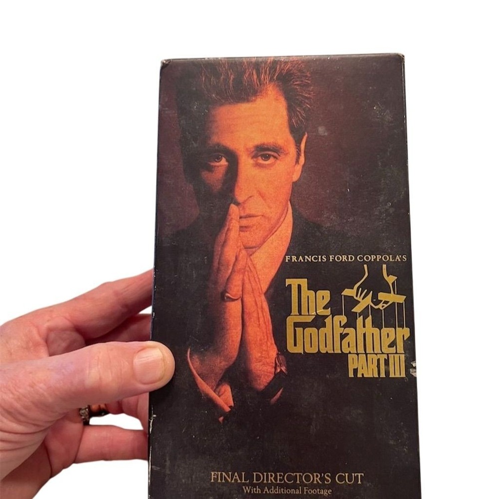 The Godfather Part III VHS Director's Cut Drama‎ 1990 R Rated tested